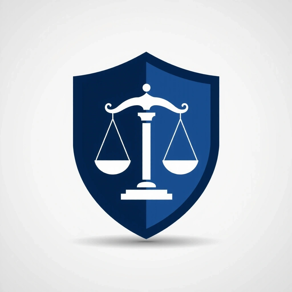 Abstract shield icon symbolizing protection and indemnification